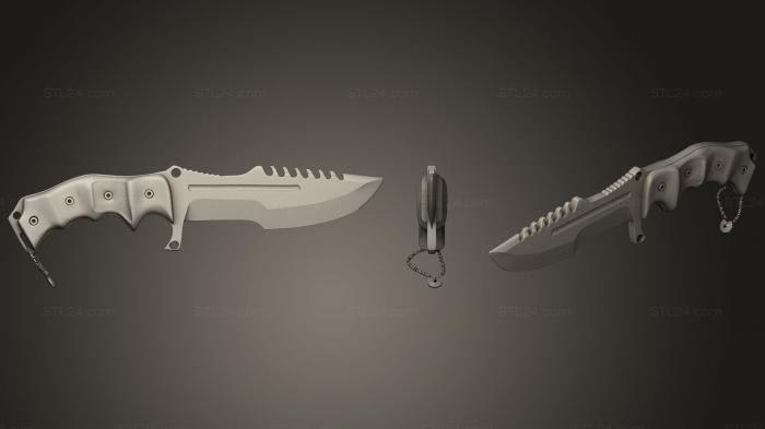 Оружие (Нож, WPN_0230) 3D модель для ЧПУ станка